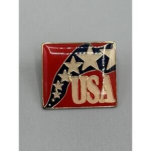 Vintage American Flag United States USA Stars And Stripes Lapel Pin